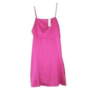 NEW AQUA Bloomindale's Slip Dress Pink Size Medium Party Cocktail Holiday‎